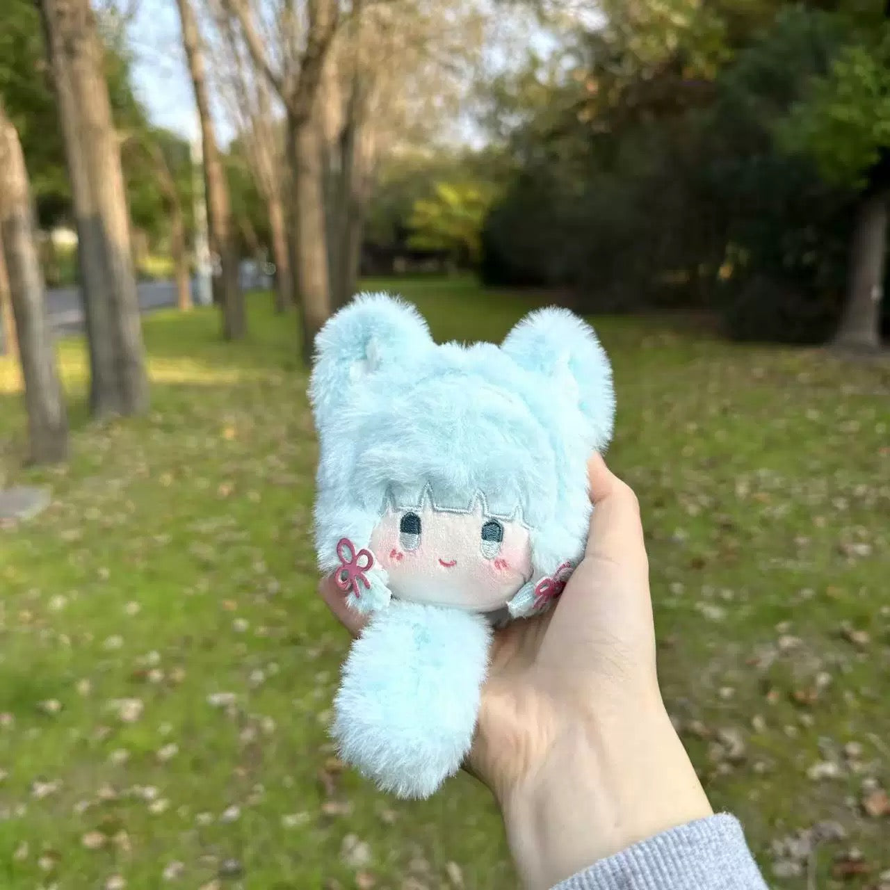 Smile House Plush Genshin Impact Ayaka Plush Doll Ball 12CM Plushies