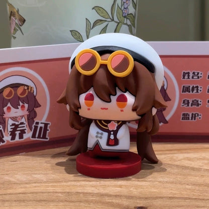 Smile House Plush Genshin Impact Hutao Hu Tao Cherries Snow-Laden Cute Action Figures 6CM