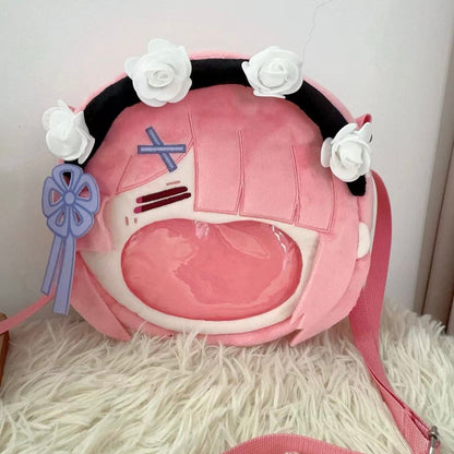 Smile House Plush Re:Life in a different world from zero Ram Backpack Crossbody Bag