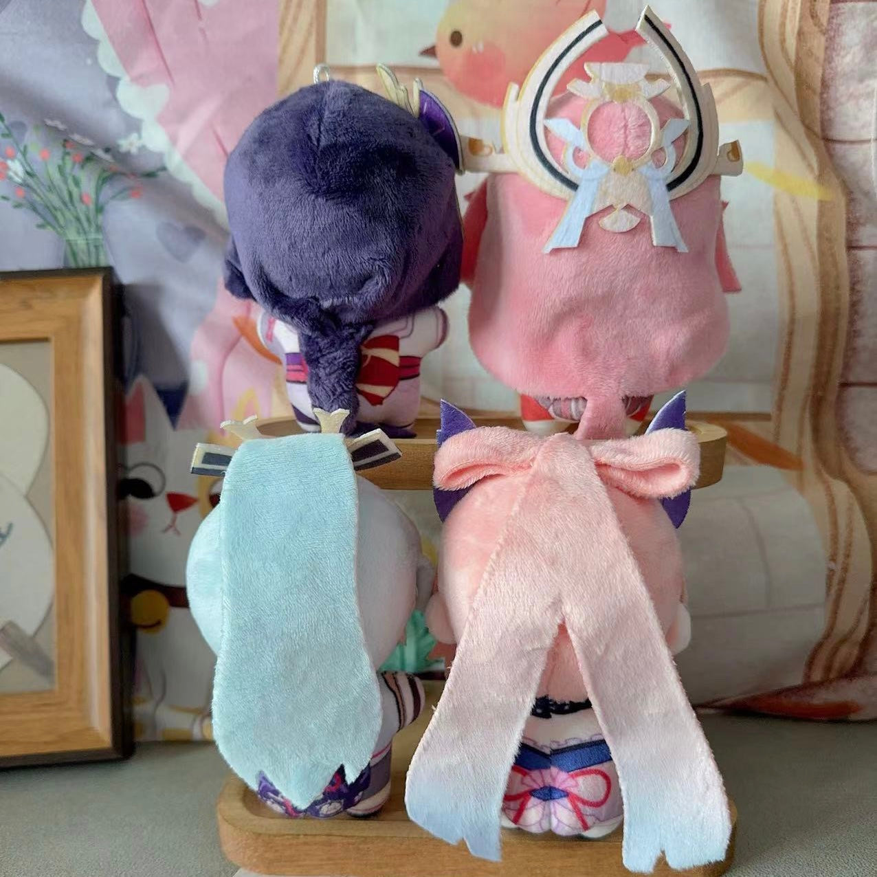 Smile House Plush Genshin Impact Yae Miko Ayaka Raiden Shogun Kokomi 12CM Plush Doll