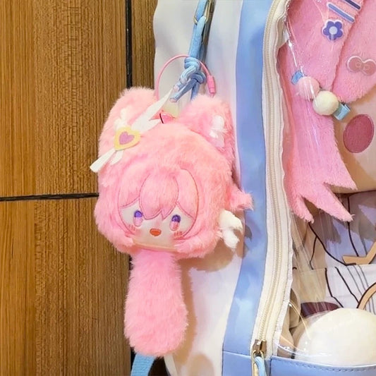 Smile House Plush Honkai Impact3 Elysia Staring Eyes Plush Doll Ball 12CM