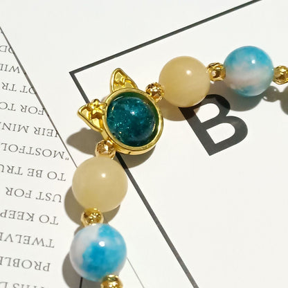 ¡¾Free Shipping¡¿Smile House Plush Genshin Impact Kirara Inspired Bracelets