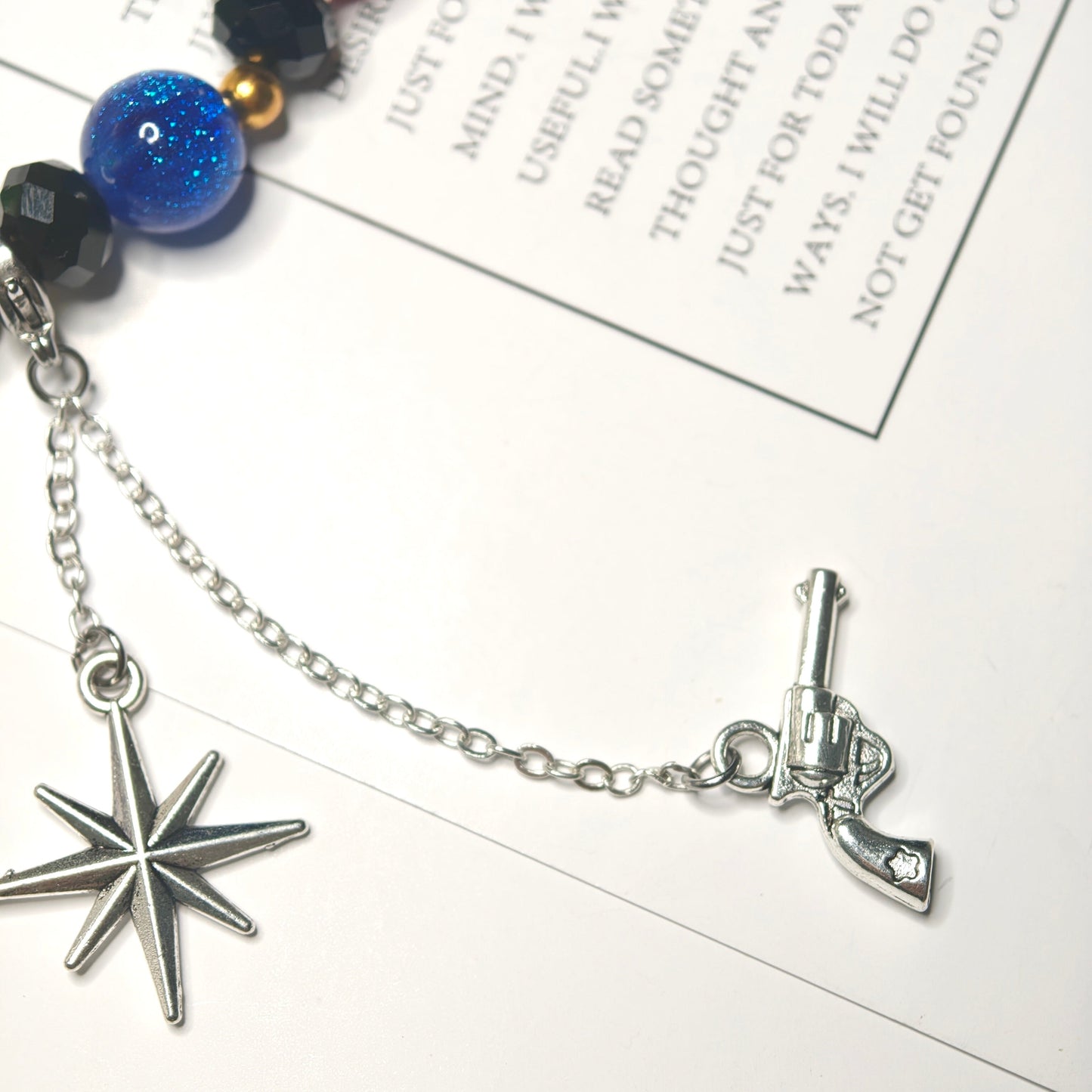 Smile House Plush Honkai Star Rail Anaxa Inspired Round Bracelet