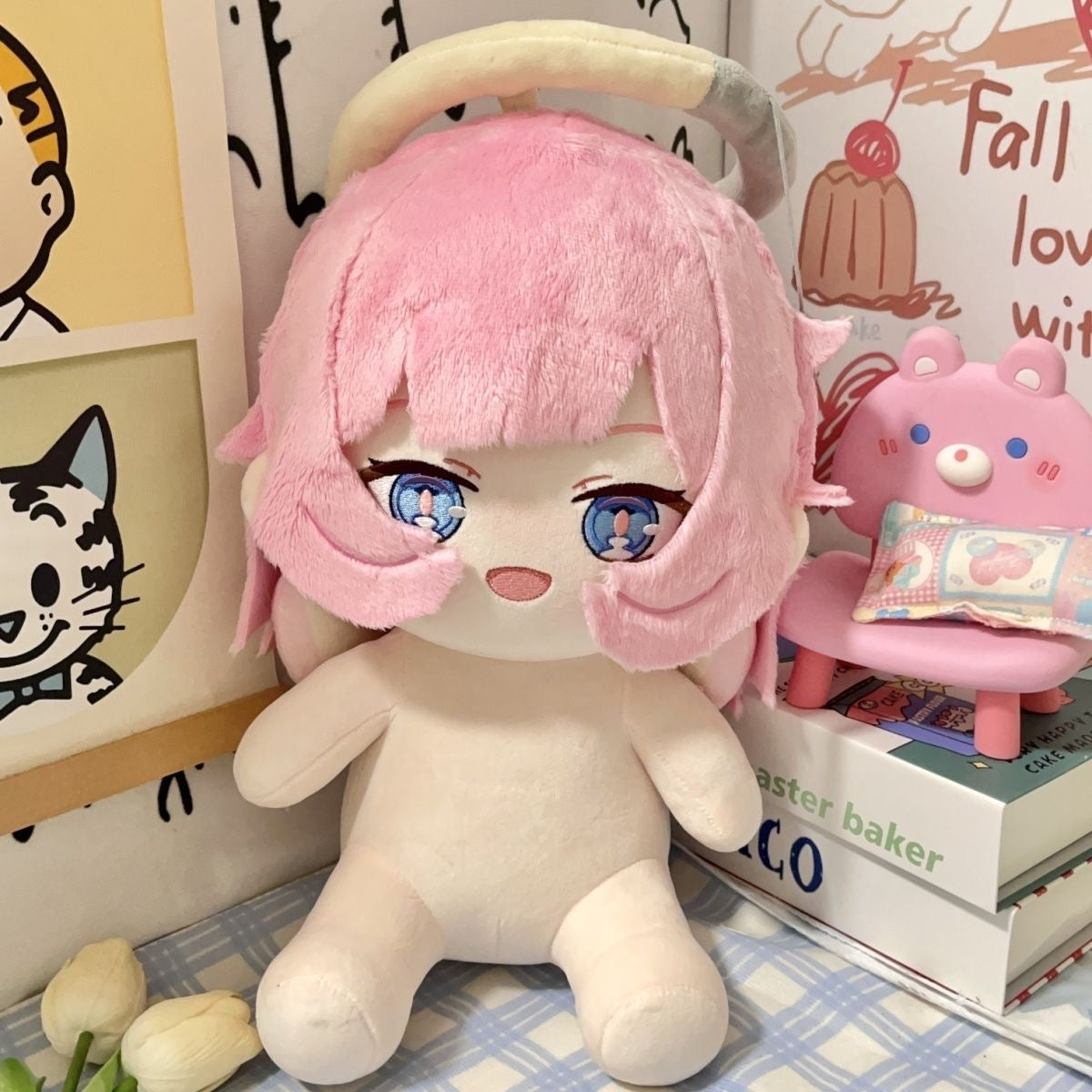 Smile House Plush Honka Impact3 Plushies Elf Elysia 30CM Plush Doll