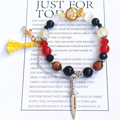 Free Shipping Smile House Plush Zenless Zone Zero ZZZ Evelyn Chevalier Inspired Round Bracelet