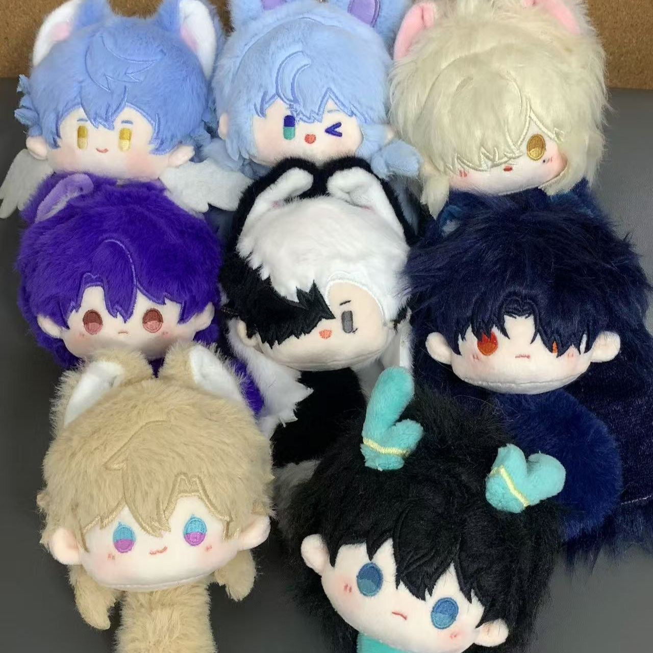 Smile House Plush Honkai: Star Rail Plushie Jingyuan Blade Sunday Dr Ratio Boothill Robin Dan Heng ? Imbibitor Lunae 12CM Plush Ball Doll