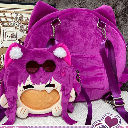 Smile House Plush Honkai: Star Rail Kafka Crossbody Bag Backpack