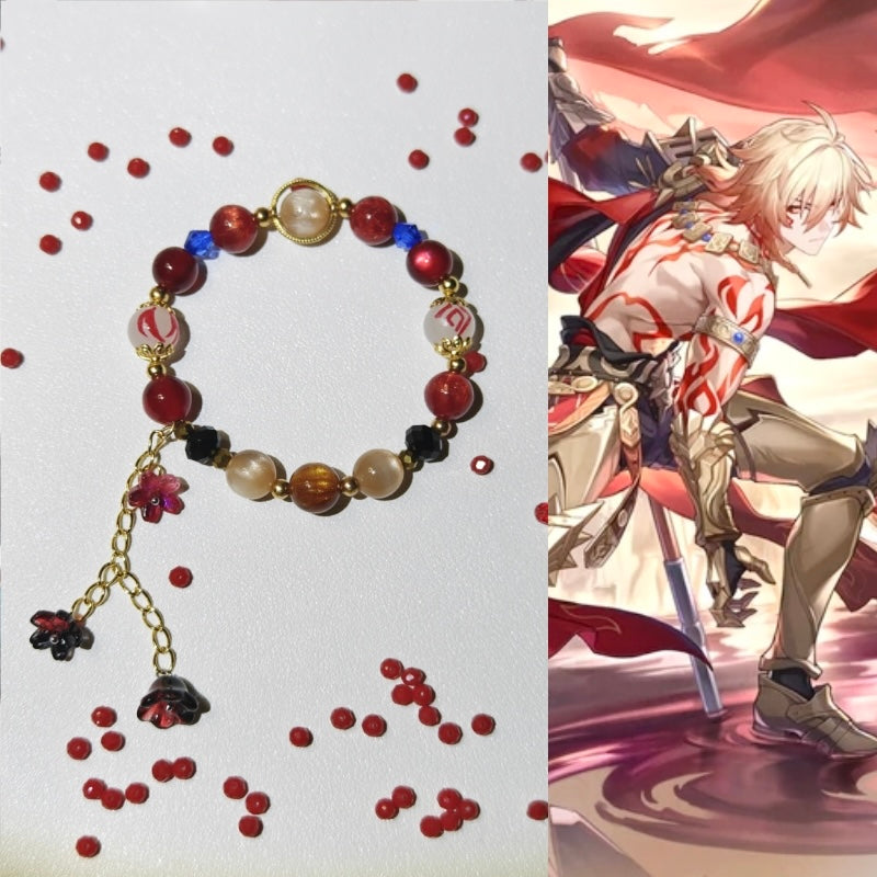 Smile House Plush Honkai Star Rail Mydei Inspired Round Bracelet