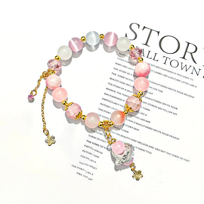 Smile House Plush Game Wuthering Waves Jinhsi Peach Blossom Inspired Bracelet