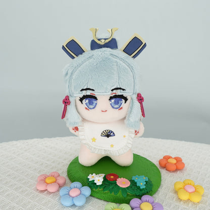 Smile House Plush Genshin Impact Fanart Plushie Ayaka Cute Plush Doll 12 CM