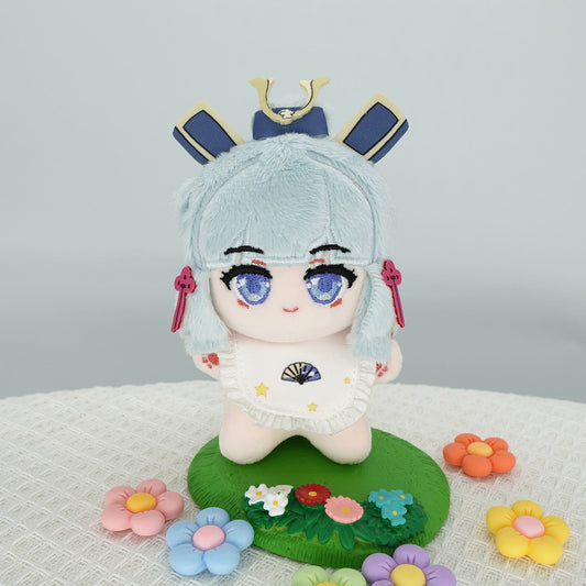 Smile House Plush Genshin Impact Fanart Plushie Ayaka Cute Plush Doll 12 CM