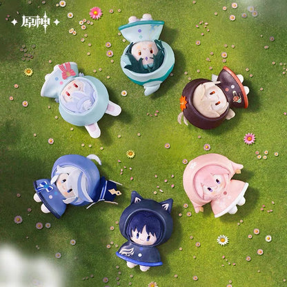 Smile House Plush Drop Series: Genshin Impact Official Characters Play In The Rain Style Plush Doll 12CM