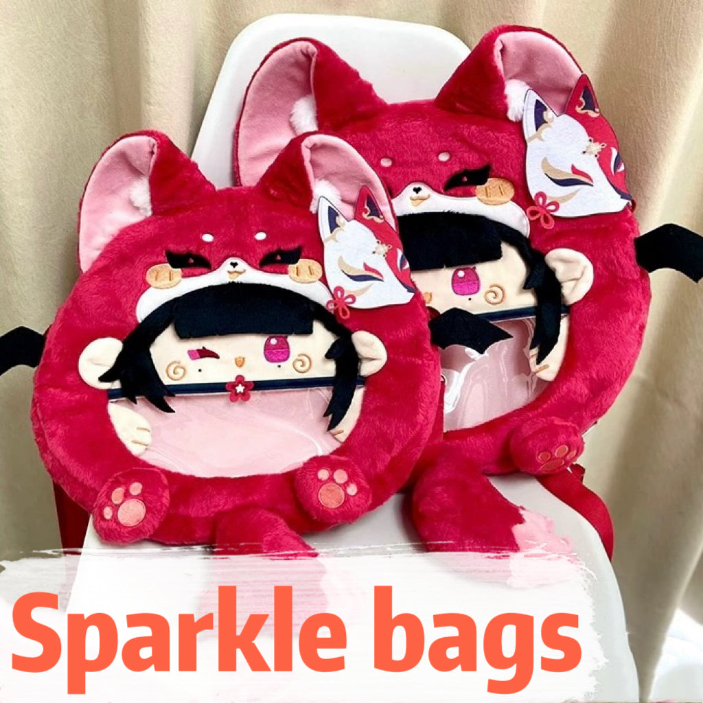 Smile House Plush Honkai Star Rail Sparkle Inspired Backpack Crossbody Bag