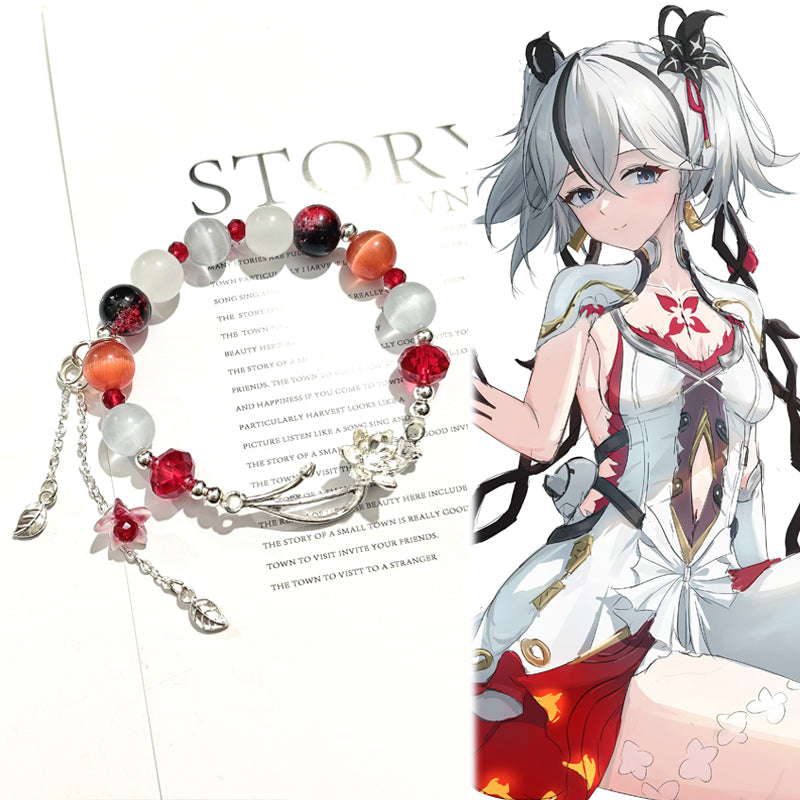 Smile House Plush Game Wuthering Waves Chun Camellya Inspired Bracelet