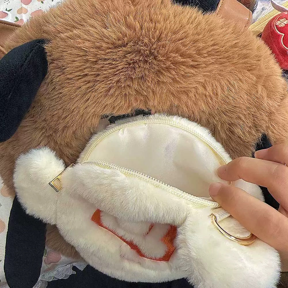 Smile House Plush Genshin Impact Fanart Hilichurl Backpack Crossbody Bag