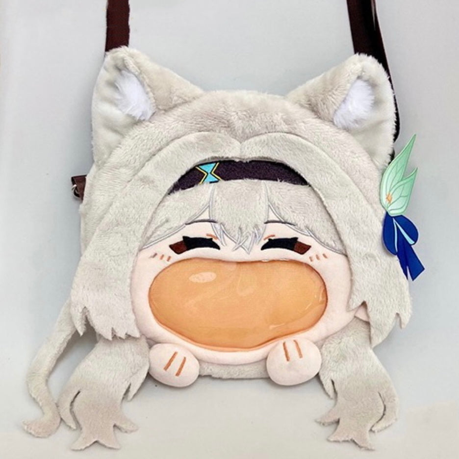 Smile House Plush Honkai Star Rail Firefly Smile Backpack Crossbody Bag