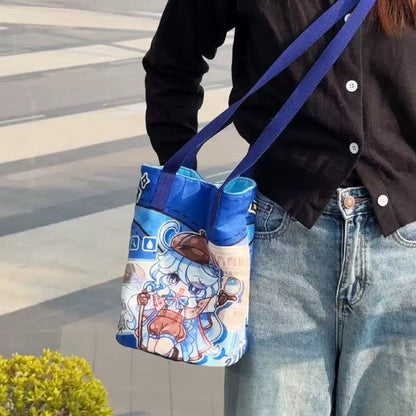 Smile House Plush Genshin Impact Fanart Furina Neuvillette Crossbody Bag