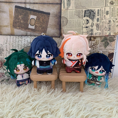 Smile House Plush Genshin Impact Xiao Venti Wanderer Kabukimono Kaedehara Kazuha Plush Doll 12 CM