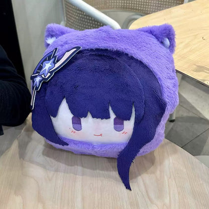 Smile Genshin Impact Plushies Baal Raiden Shogun 30CM Plush Hands Warmer Pillow
