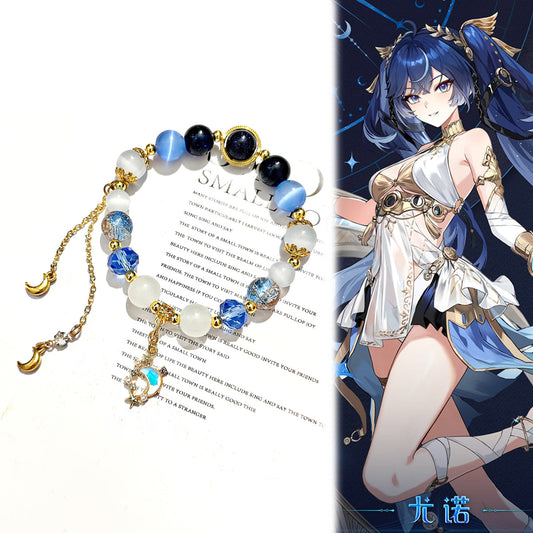 Smile House Plush Game Wuthering Waves Iuno Inspired Bracelet