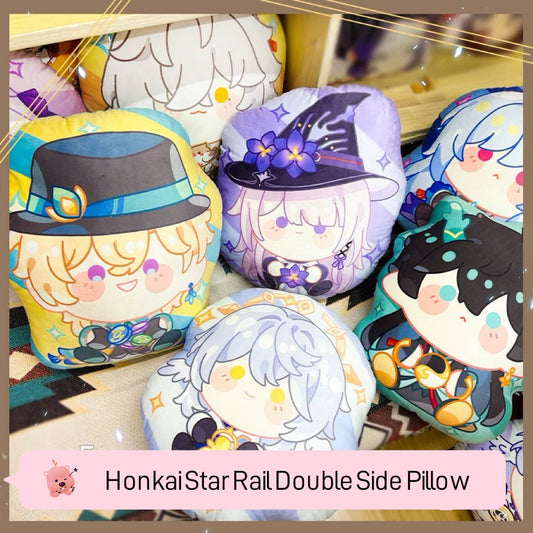 Smile House Plush Honkai: Star Rail Characters Double Side Pillow Plush Doll 38CM