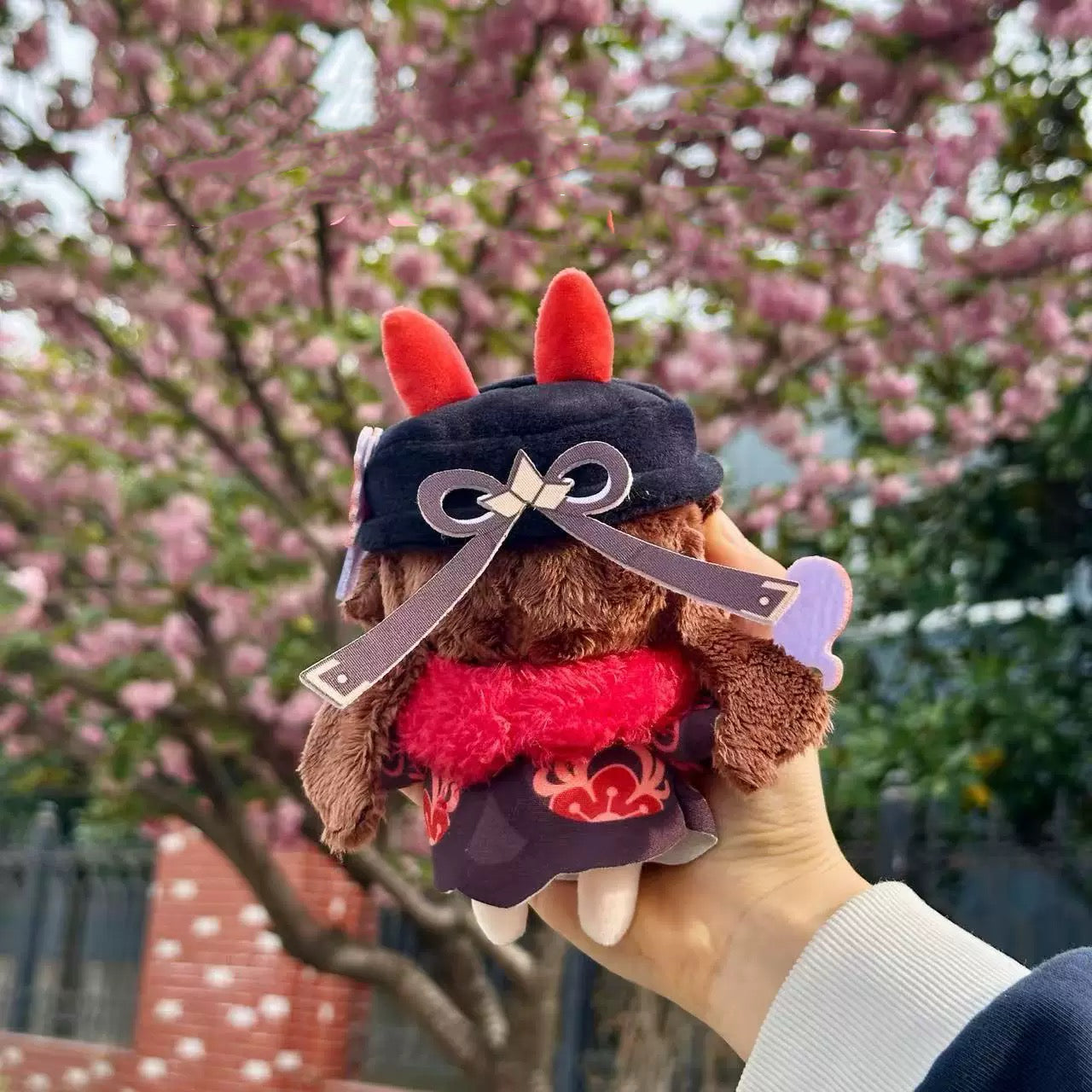 Smile House Plush Genshin Impact Plushies Magic Hutao 12CM Plush Doll